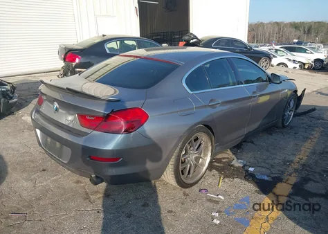 2015 BMW 640I Gran Coupe xDrive z USA, uszkodzony, nr VIN WBA6B8C58FD453579